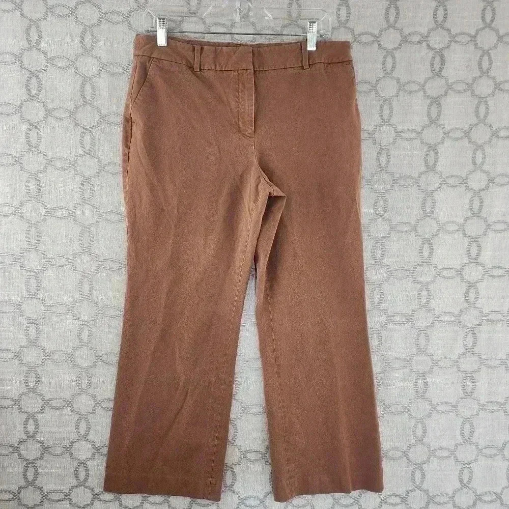 Talbots Newport Curvy Pants Brown Women's  14P